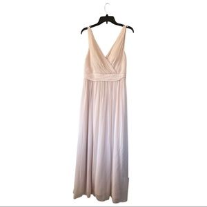 Adrianna Papell blush/pink maxi dress